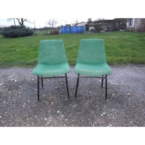 Paire de Chaises Vintage des Années 60