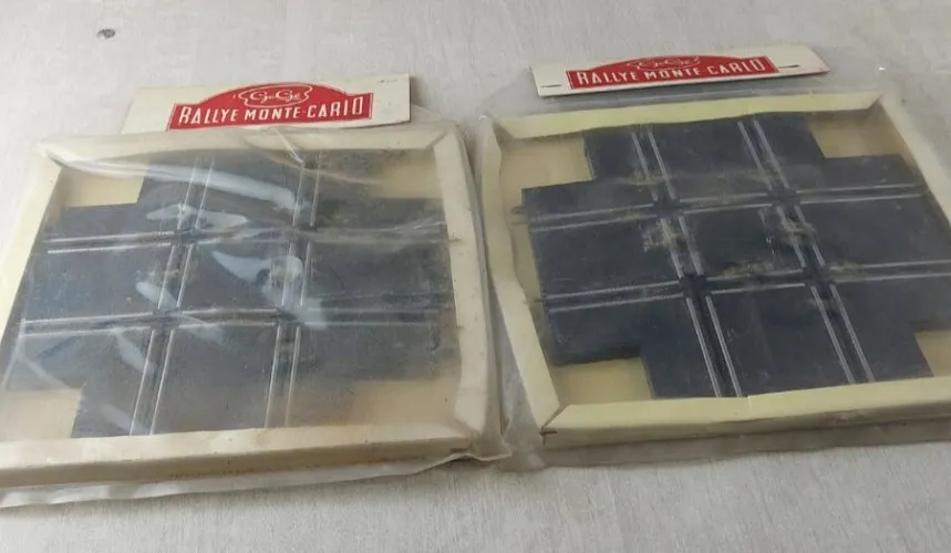 Paire de croisements, pour circuits électriques voiture, Gégé Rallye Monte Carlo