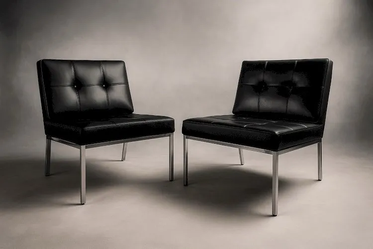 Paire de fauteuils Design Samouraï joseph-andré motte pour airborne, 1970