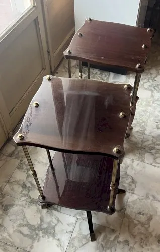 Paire de sellette pivotante 369 degrés année 1950