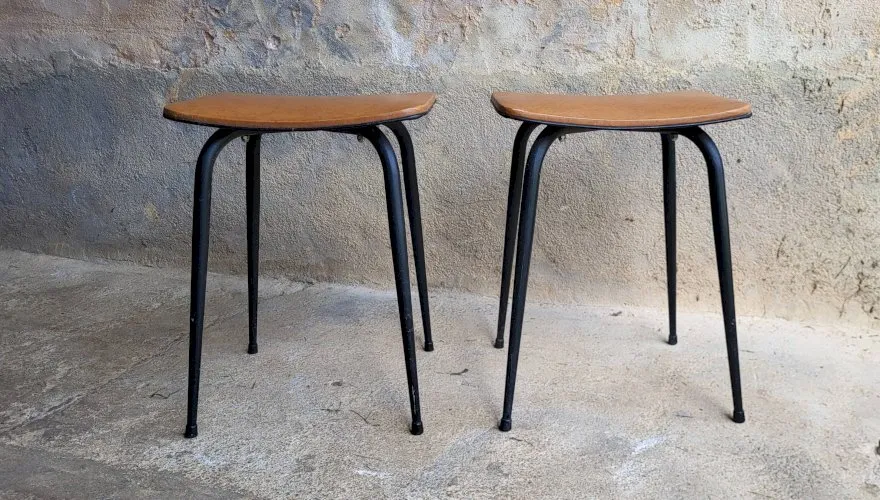 Paire de tabourets