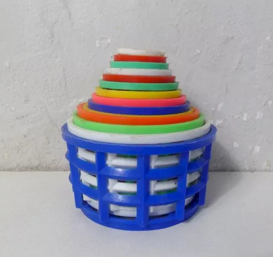 paniers à empiler jouet vintage