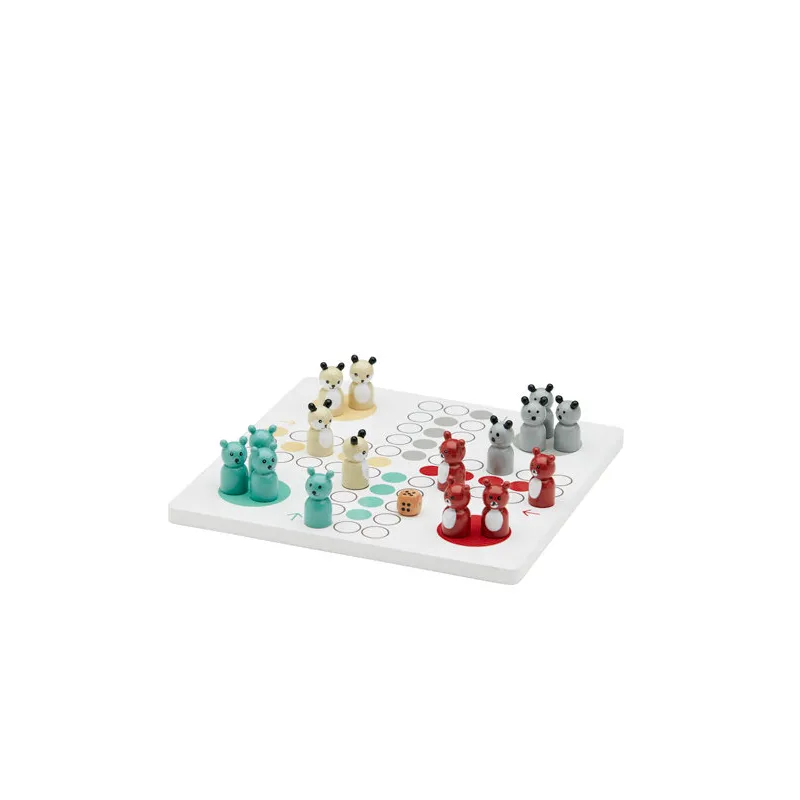 parchis madera animales edvin