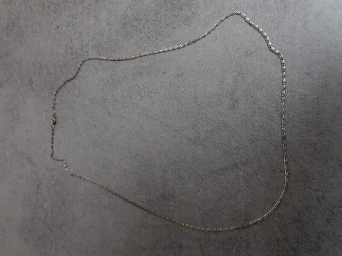 PETITE CHAINE EN ARGENT DE 54 CM DE LONG ET 3.7 GRAMMES