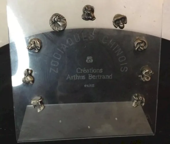 pins bijoux zodiaque chinois argent 925 silver signé arthus Bertrand «