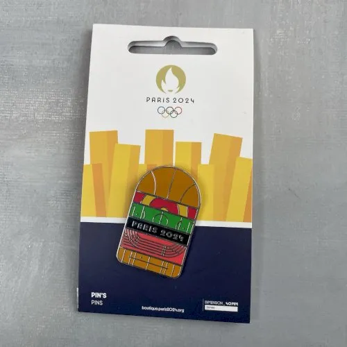 Pins Jeux Olympiques JO Paris 2024 Drago Burger de terrains de sport