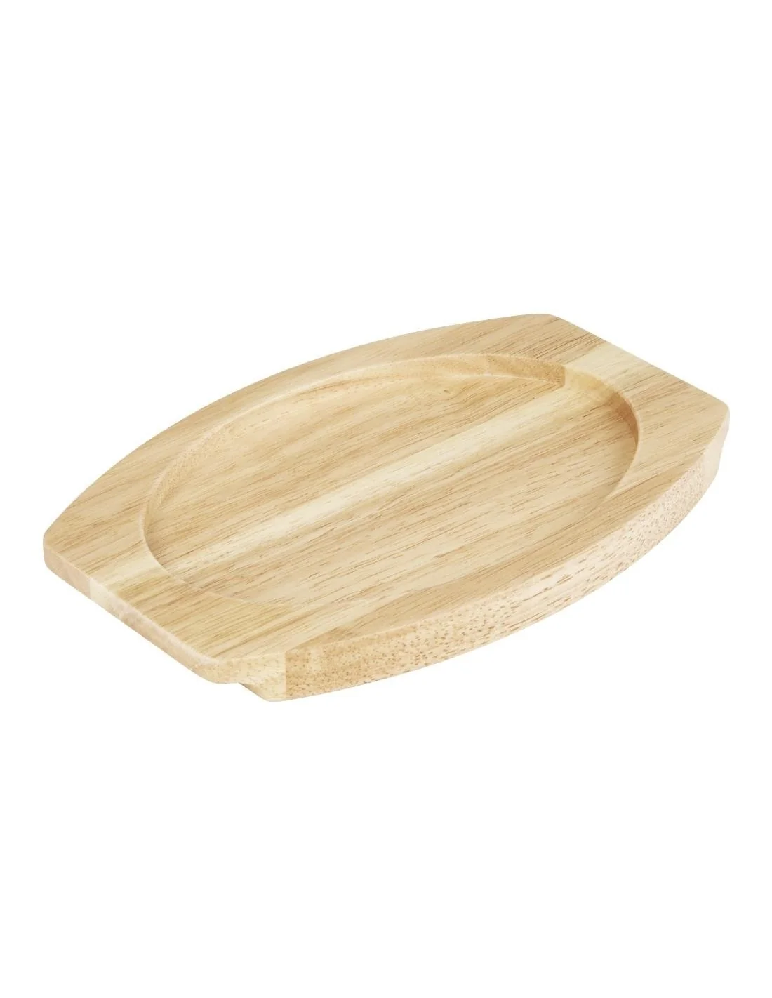 Planche en hévéa pour plat ovale en fonte Olympia 260x165mm pour FW817