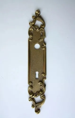 plaque de proprete en bronze dore style rocaille Louis XV