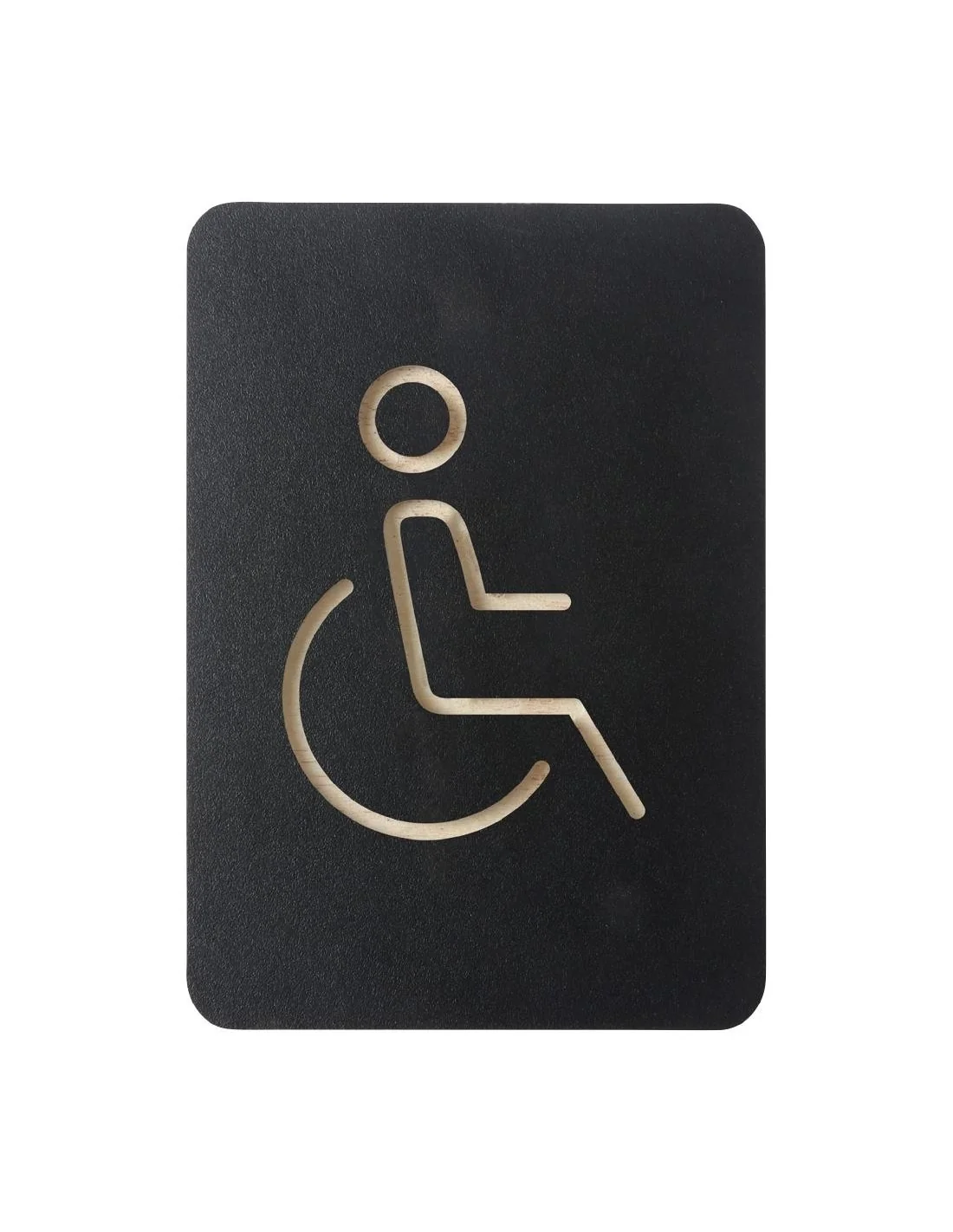 Plaque signalétique noire Europel PMR