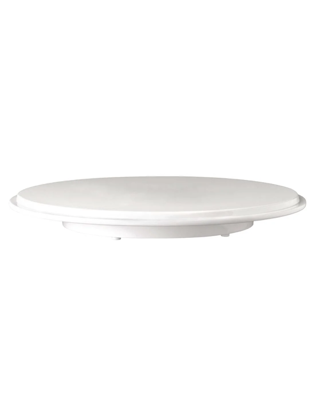 Plat à gâteau en mélamine APS Pure blanc