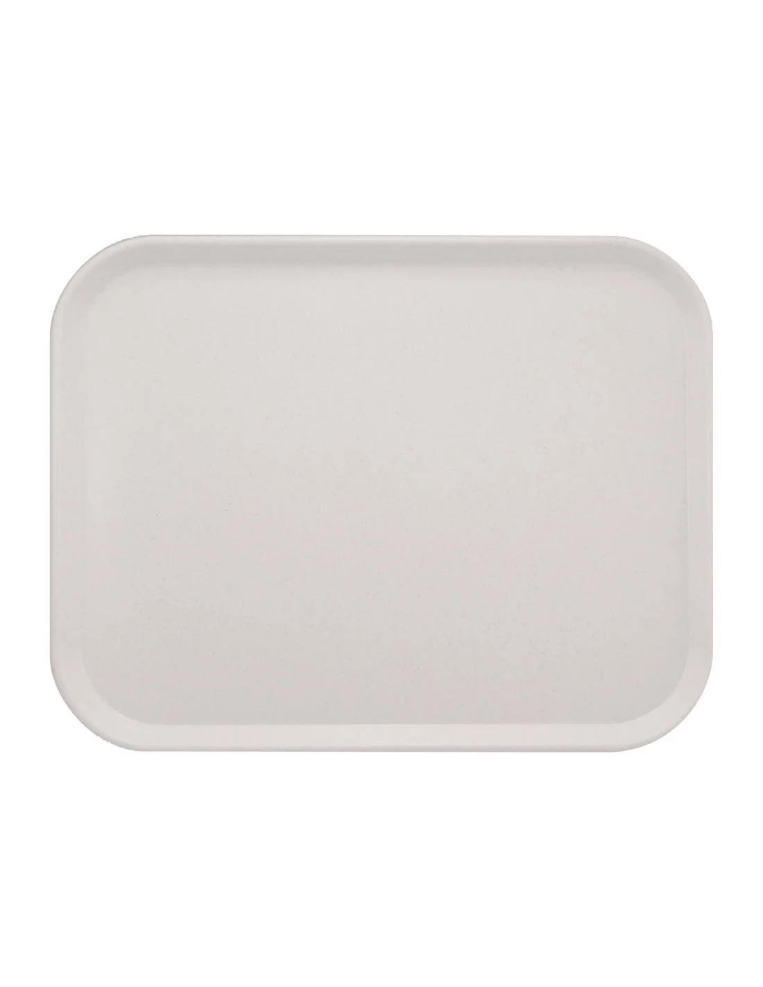 Plateau de service en polyester Roltex America 460x360mm gris moucheté