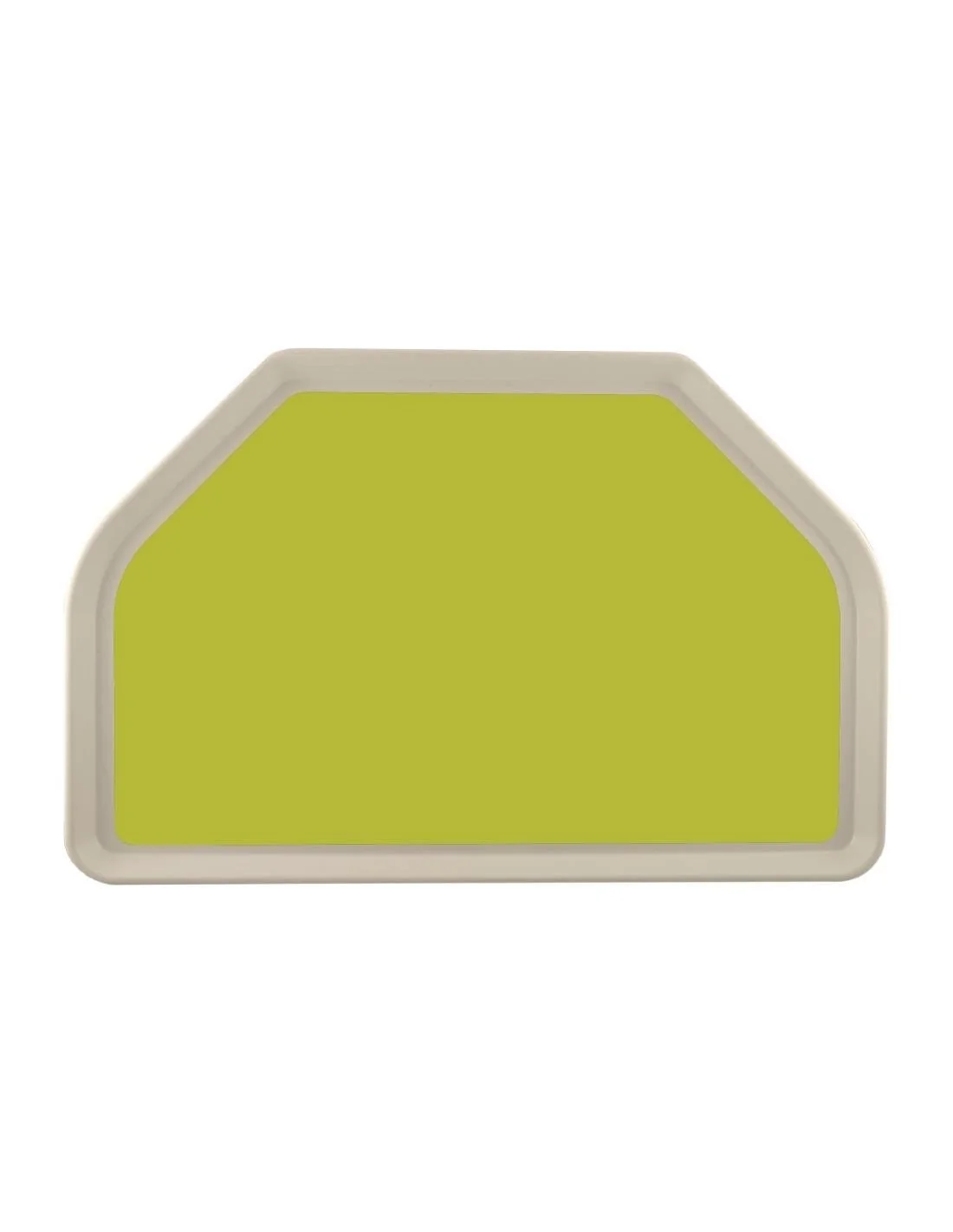 Plateau de service en polyester Roltex Trapèze GN 500x325mm vert