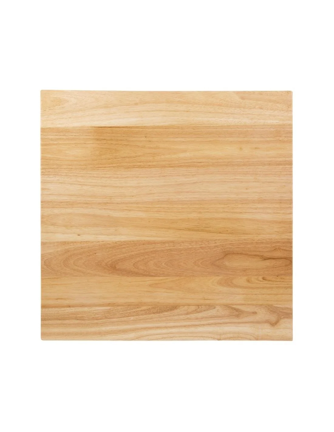 Plateau de table carré pré-percé coloris bois naturel Bolero 700mm