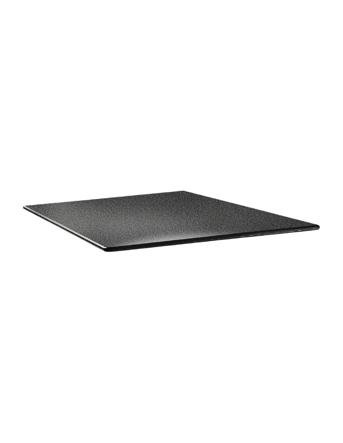 Plateau de table carré Topalit Smartline 70x70cm anthracite