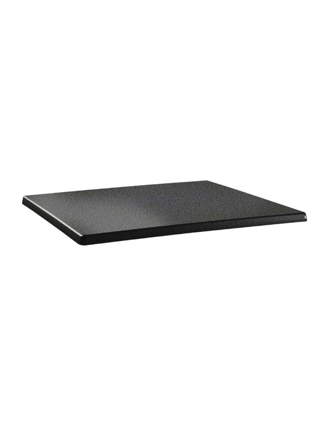 Plateau de table rectangulaire Topalit Classic Line 120x80cm anthracite