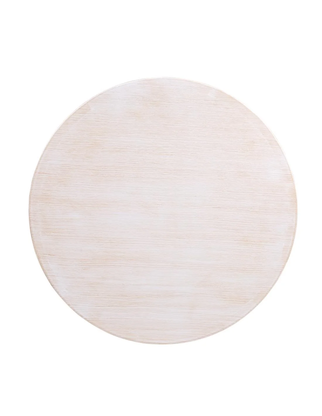 Plateau de table rond pré-percé blanc vintage Bolero 600mm