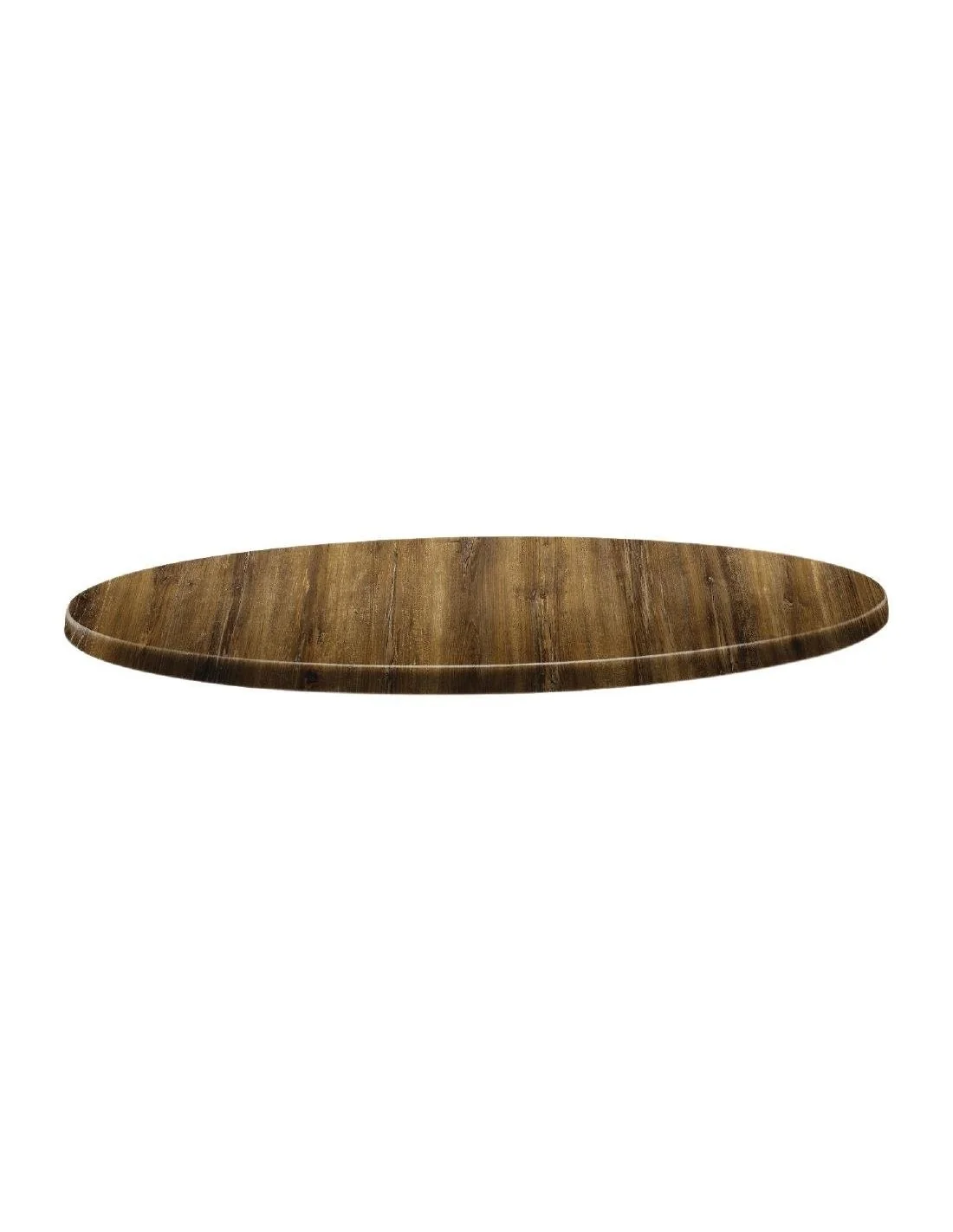 Plateau de table rond Topalit Classic Line 60cm atacama cherry