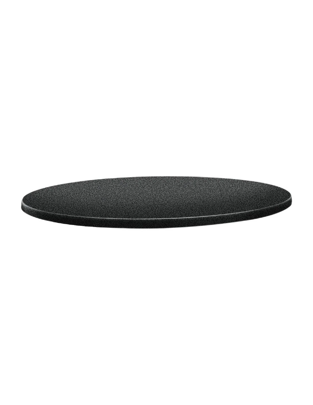 Plateau de table rond Topalit Classic Line 70cm anthracite
