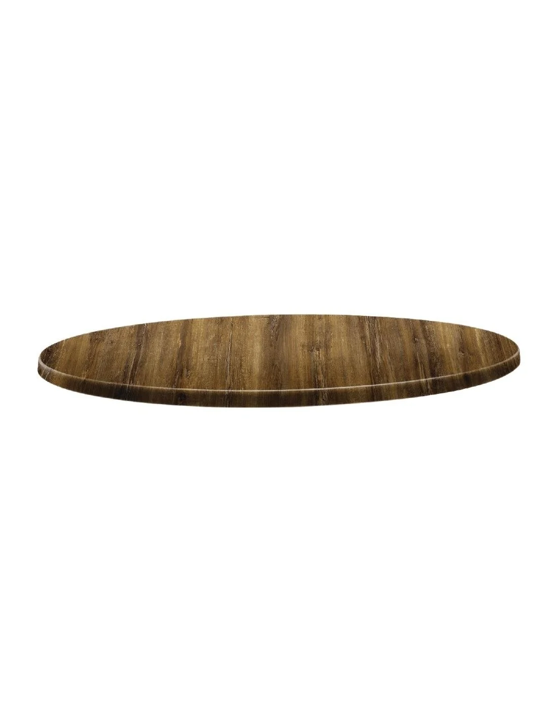 Plateau de table rond Topalit Classic Line 70cm atacama cherry