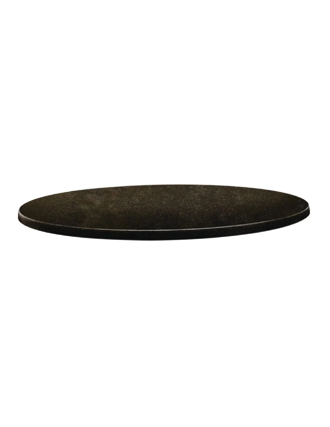 Plateau de table rond Topalit Classic Line 70cm cyprus métal