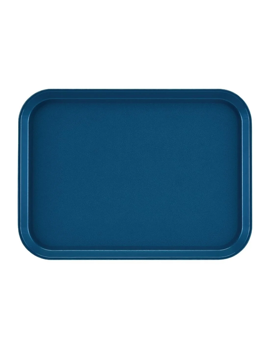 Plateau rectangulaire antidérapant en fibre de verre Cambro EpicTread bleu 350 mm