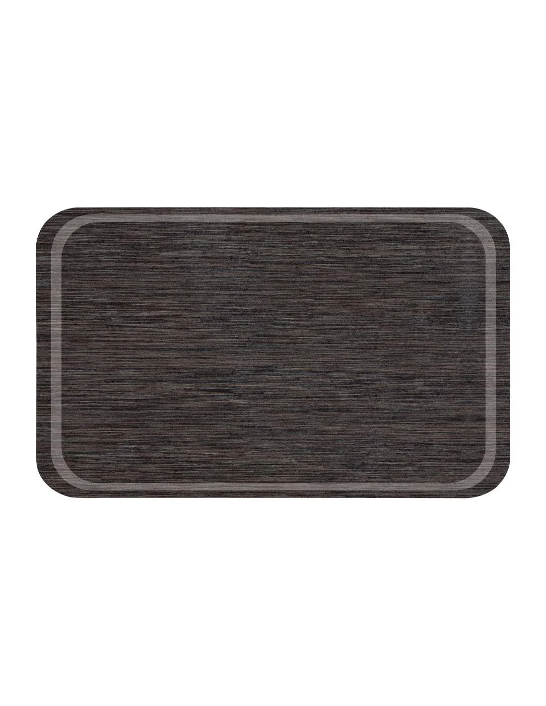 Plateau rond en mélamine Roltex GN1/1 antidérapant 530x325mm wengé