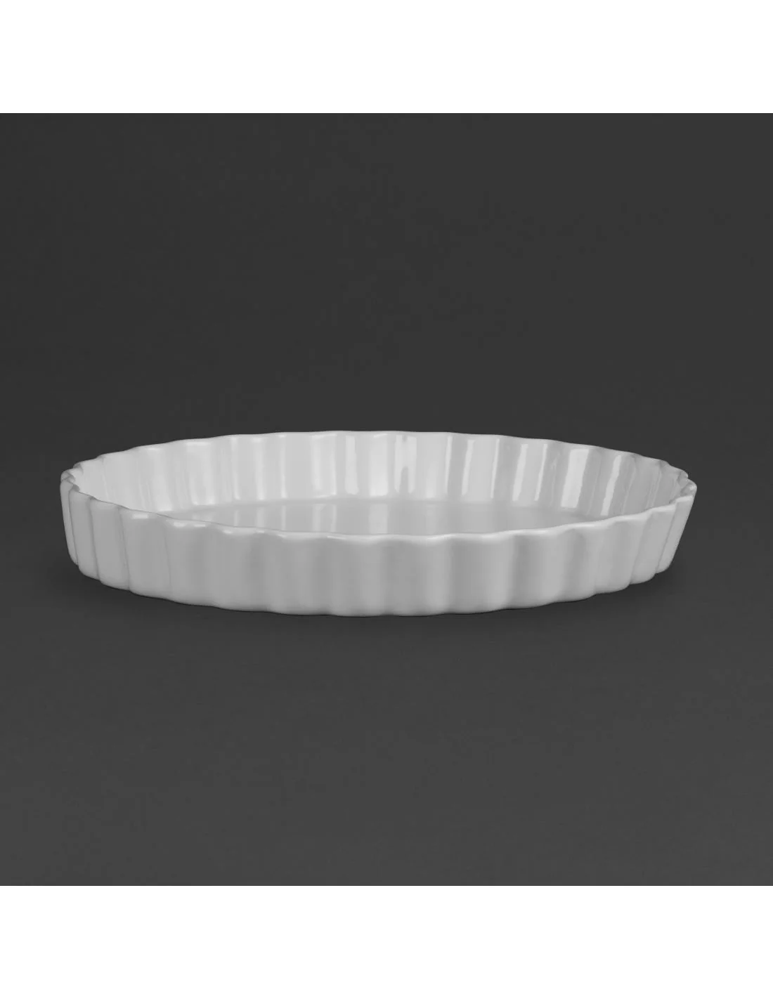 Plats à tarte blancs Olympia 297mm (Lot de 6)