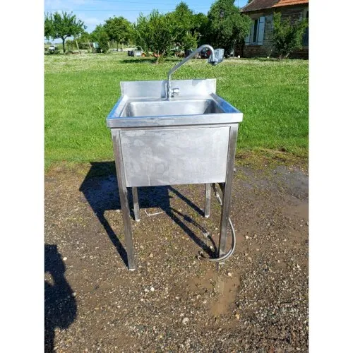 Plonge de collectivité Inox 1 Bac