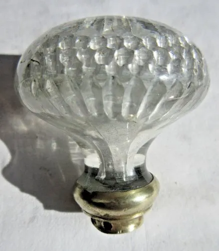 Poignée de porte Napoléon III, bouton en cristal Montgolfière de Baccarat