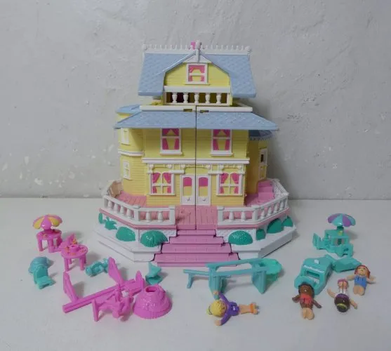 Polly Pocket Club House 1995 personnages + accessoires