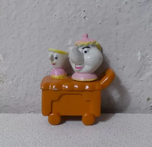 Polly Pocket Disney Beauty and the Beast Magical Castel 1997: Mrs Samovar