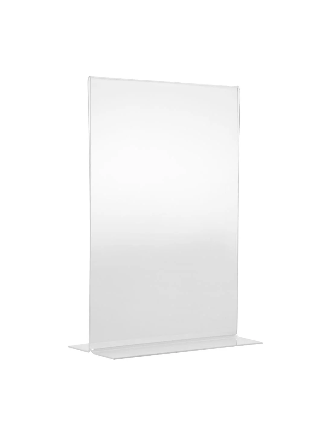 Porte-menu vertical en acrylique Olympia A4