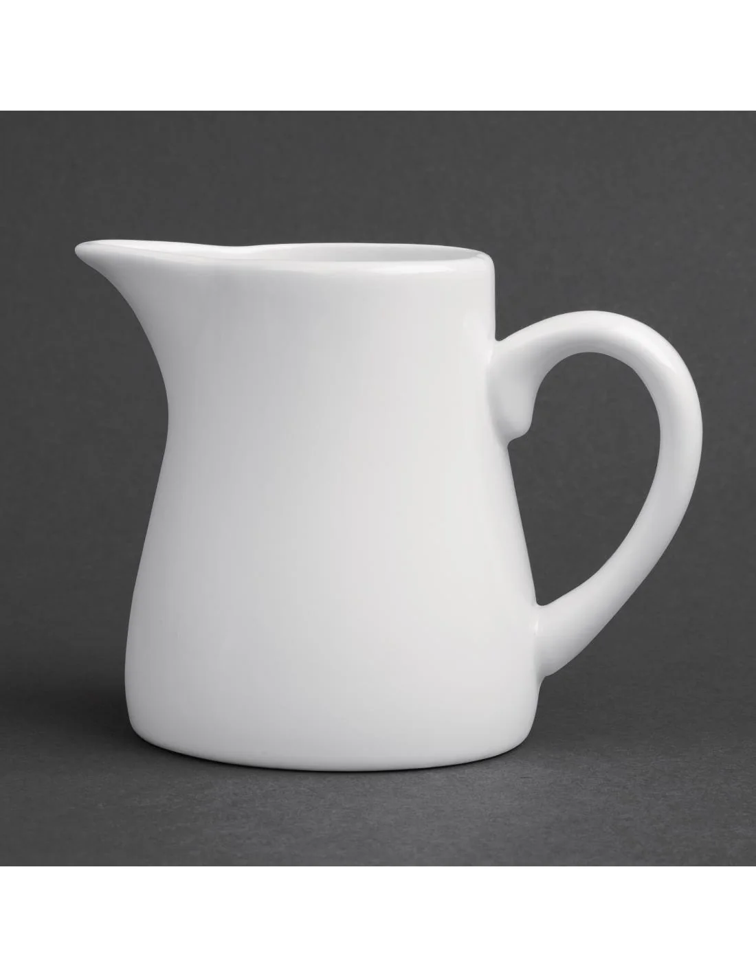 Pots à lait blancs Olympia 170ml (Lot de 6)