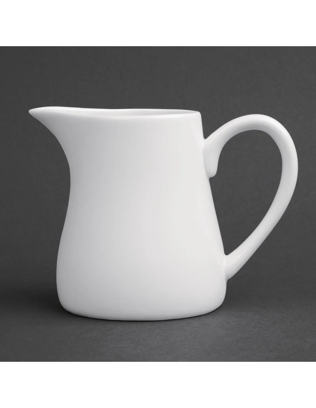 Pots à lait blancs Olympia 212ml (Lot de 6)