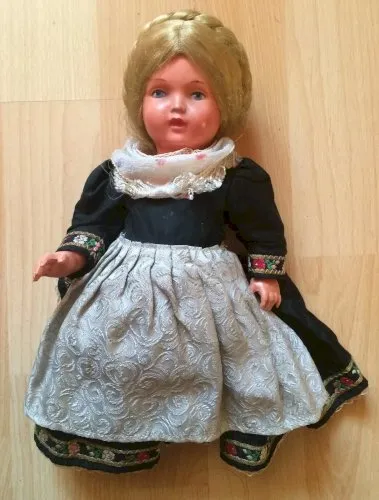 poupee ancienne SCHILDKROT tortue (jambes manquantes)