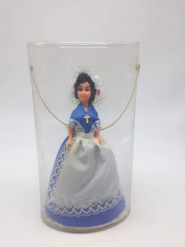 Poupee folklorique ancienne francaise a identifier + boite