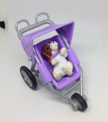 poussette Barbie avec chiot B6288 stroller with puppy 2003