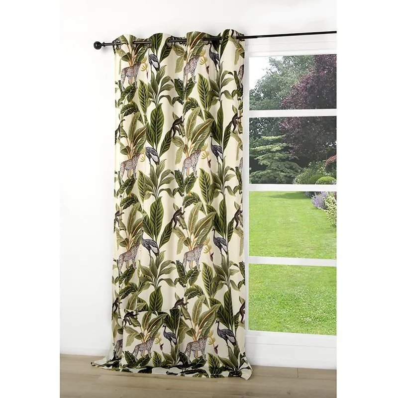 Rideau bengal 135x245 Velvet print