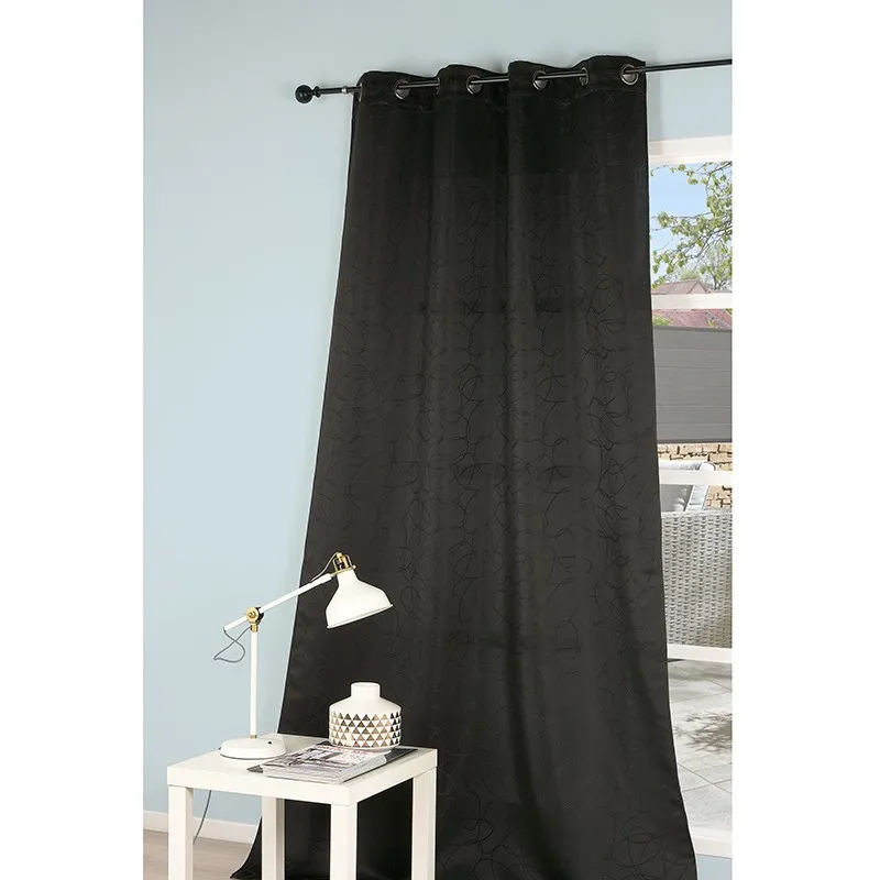 Rideau pretoria 140x260 Noir