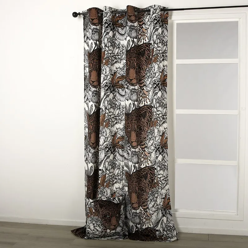 Rideau surinam 135x245 Velvet print