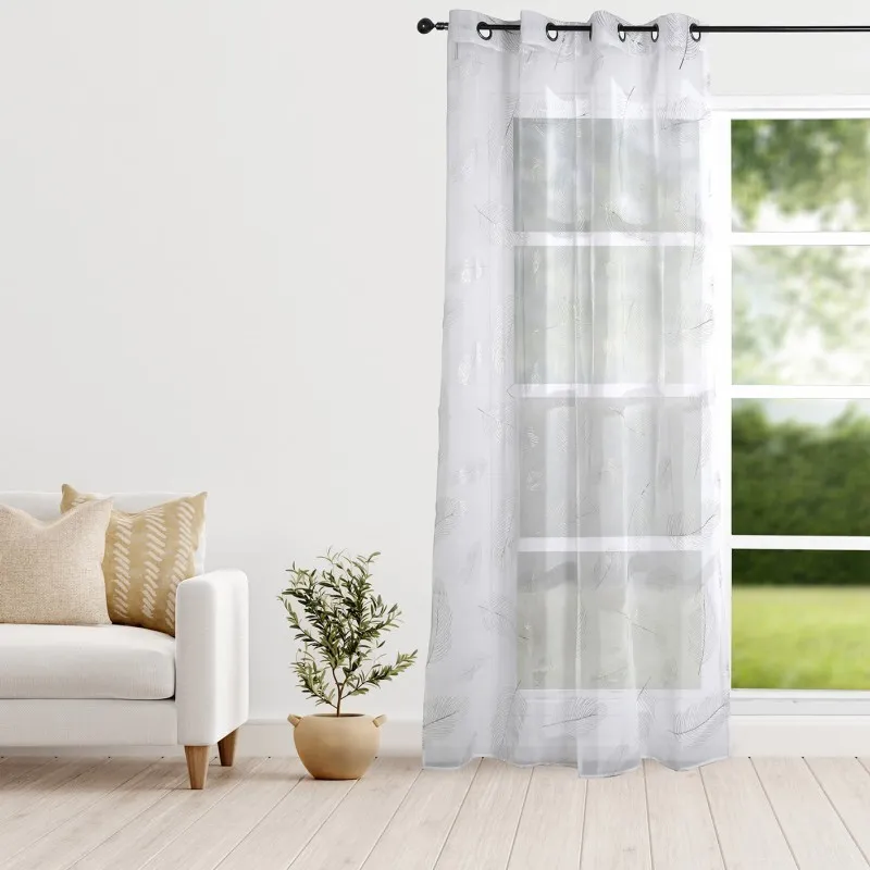 Rideau tropic 140x240 blanc