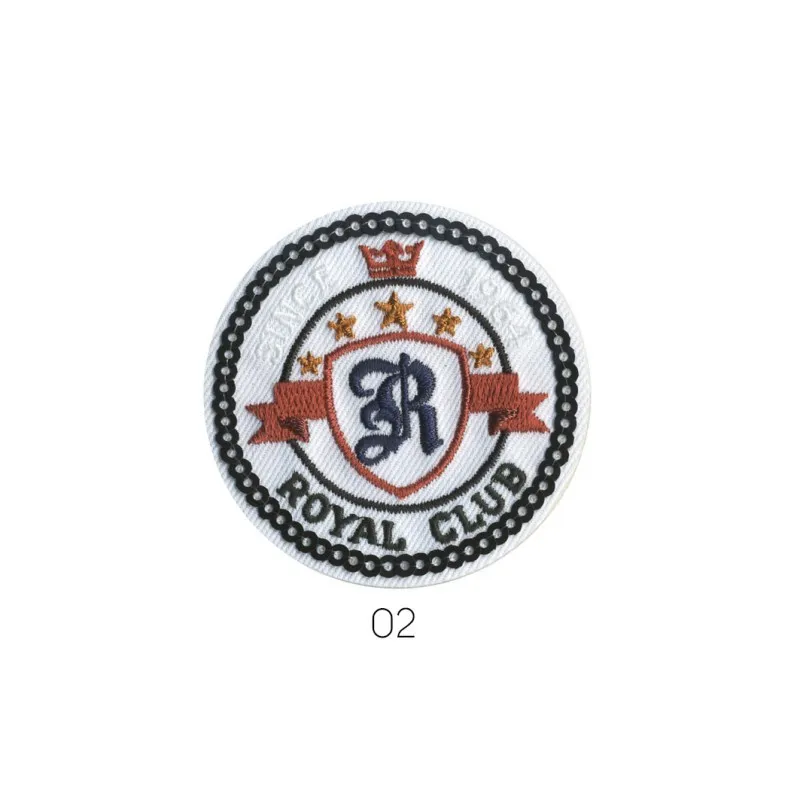 Royal club rond 5x5cm - Blanc