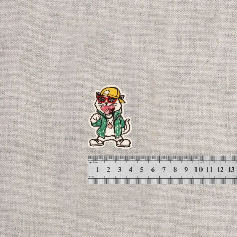 S ecusson chat ado - Casquette