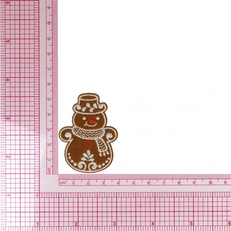 S ecusson esprit noel - Bonhomme de neige