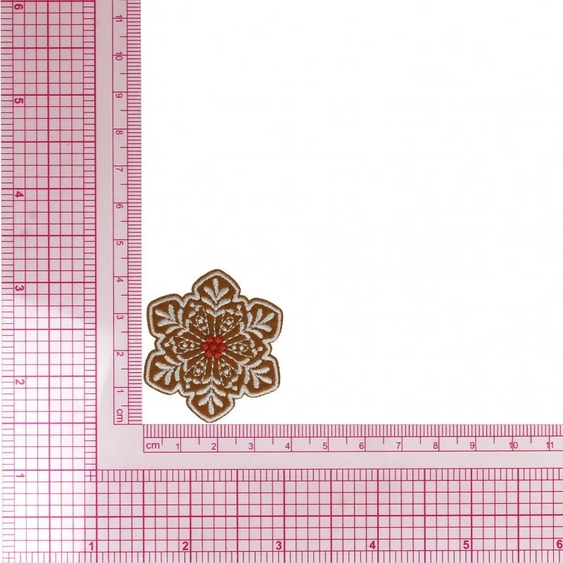 S ecusson esprit noel - Flocon