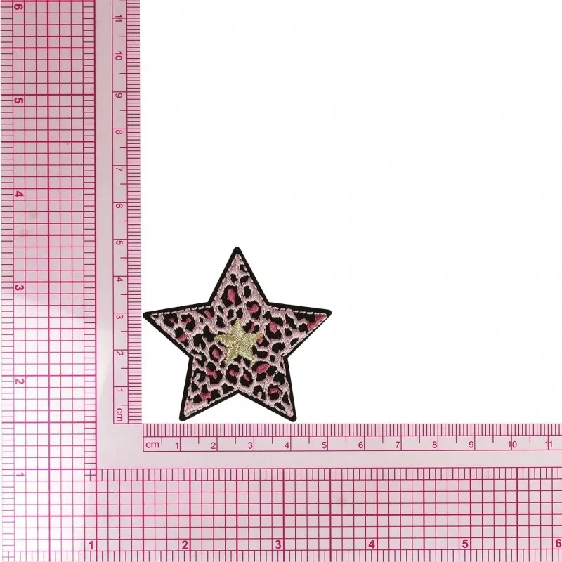 S ecusson etoile panthere et zebre - Panthère rose