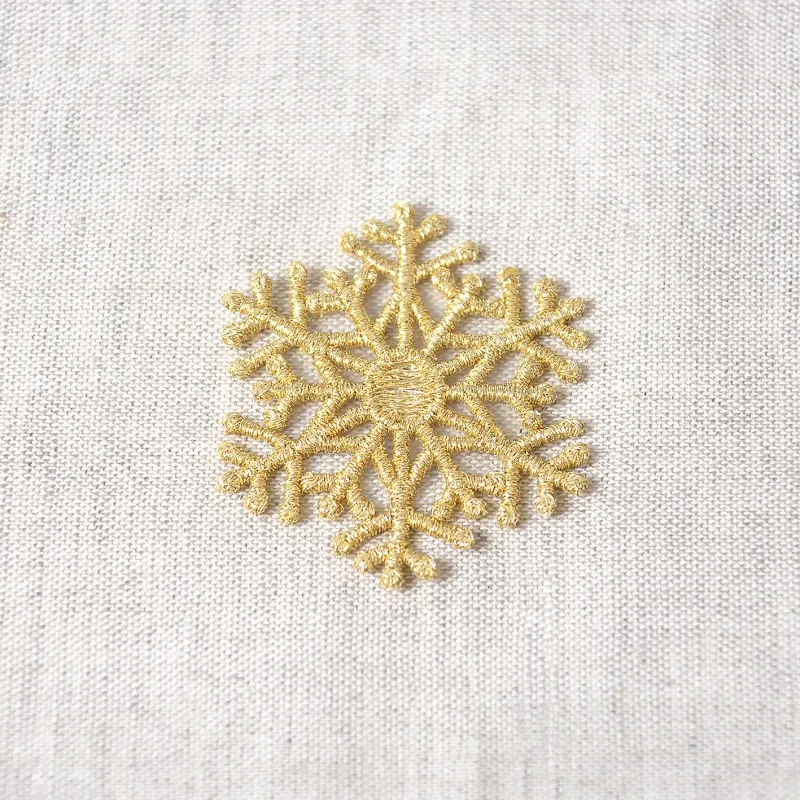 S ecusson grand flocon de neige - Or