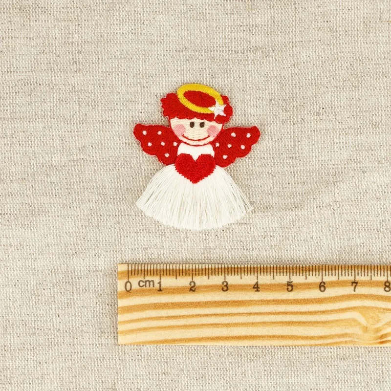 S ecusson noel pompon - Ange