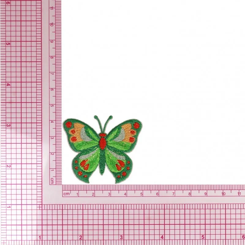 S ecusson papillon - Vert