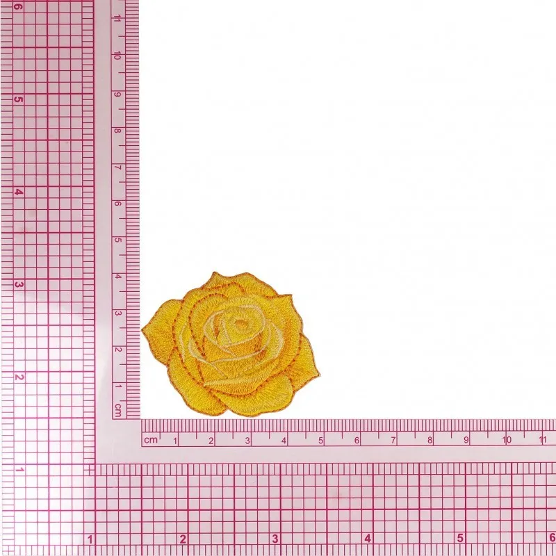 S ecusson rose - Jaune